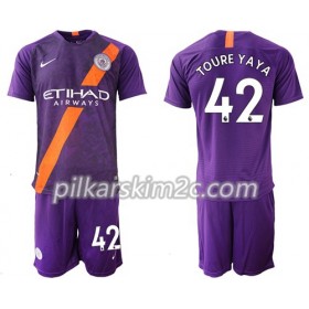 Koszulka Manchester City Toure Yaya 42 Dziecięca Trzeciej 2018-2019 - Koszulki Piłkarskie